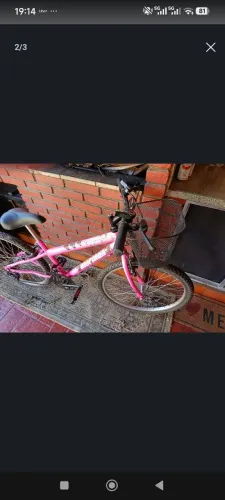 Bicicleta Mormaii aro 26 rosa