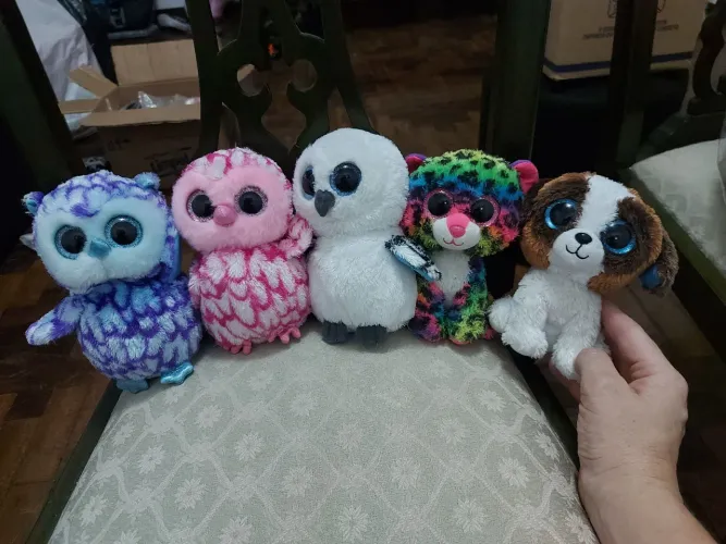 Linda coleção ursos olhos brilhantes originais Ty.