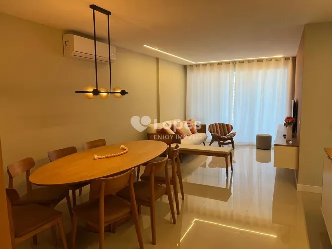 Lopes Enjoy Imóveis Vende Apartamento com 3 quartos, sendo 2 suítes, e 114m2 na Barra Olím