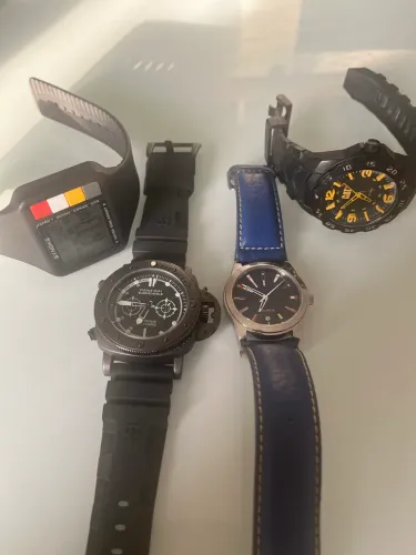 Lote de relógios Náutica , CAT ,Wenger ,Synoke , Womage, Backer , Panerai e dois 