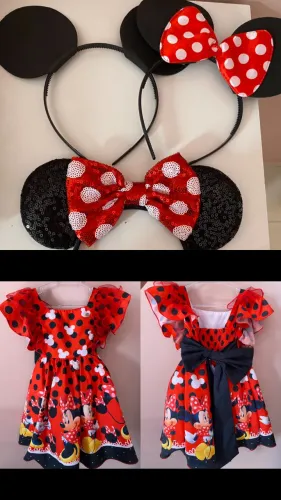 Vestido Minnei + 3 tiaras