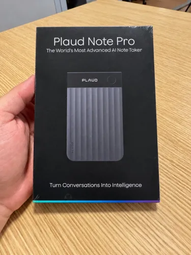 Plaud Note Pro - Gravador IA inteligente - Transcrição e resumos