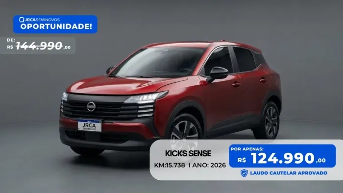 Nissan Kicks 1.0 Turbo Sense 2026