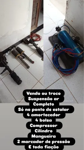 VENDO OU TROCO EM ALGO DO MEU INTERESSE SUSPENSÃO AR COMPLETO