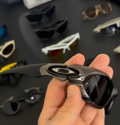 Oakley Plate Dark Silver Black Iridium