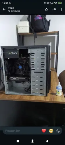 Pc com configuração gamer, porém periféricos não são gamer