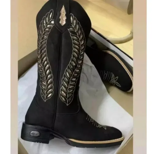 Bota texana com glitter