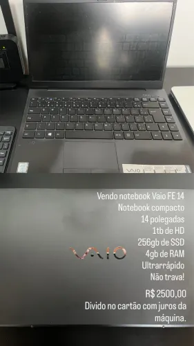 Vendo Notebook Vaio FE 14 