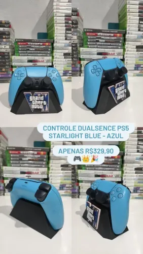 Controle Dualsense PS5 - Azul - Envio