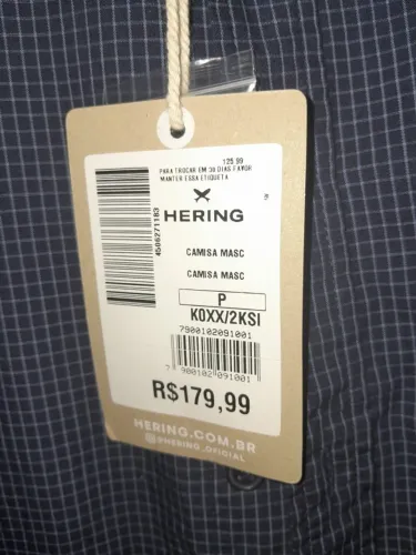 CAMISA HERING P
