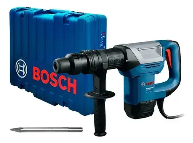 Martelo de demolição Bosch Gsh 500 1100w 7,5 Jouls e estojo azul