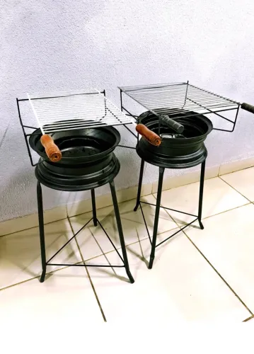 Churrasqueira de Roda com Grelha PROMOÇÃO