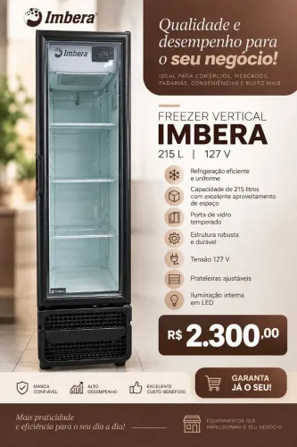 Freezer expositor vertical