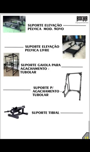 Rocha equipamentos fábricando equipamentos para academia (tell- *)