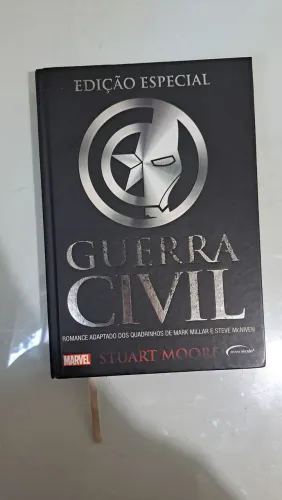 livro Guerra Civil - Stuart Moore EDIÇÃO ESPECIAL com poster 