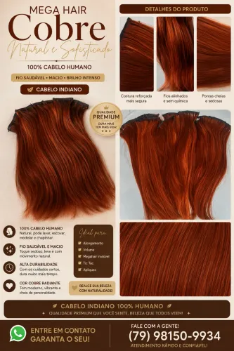 Mega cabelo indiano