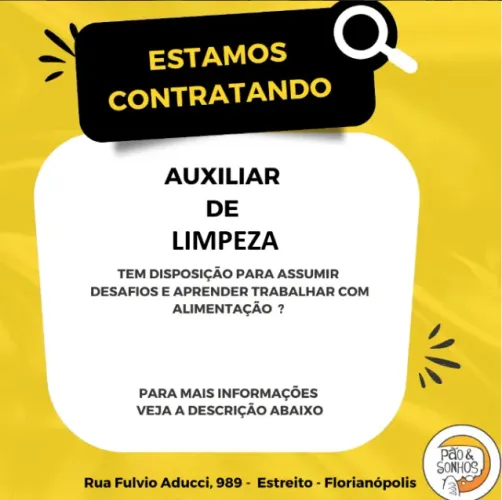 Auxiliar de Limpeza