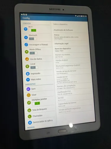 Tablet Samsung galaxy tab E
