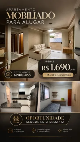 oportunidade - ALUGUEL MOBILIADO