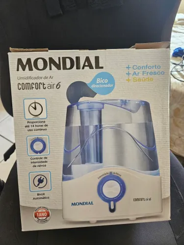 Umidificador de Ar Mondial Comfort Air 6, Branco/Azul, 35W, Bivolt - UA-07