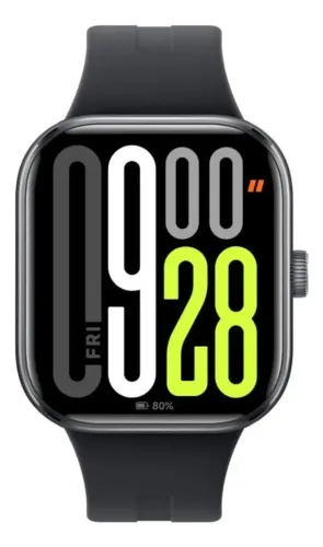 Smartwatch Xiaomi Redmi Watch 5 Com Gps Tela Amoled Preto Desenho da pulseira Lisa Cor Pre