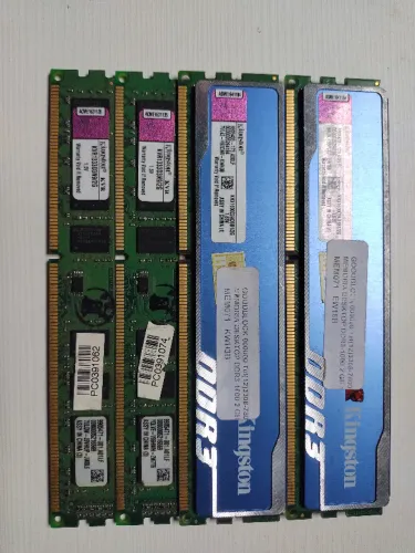 Kit 04 memórias DDR3 de 2Gb