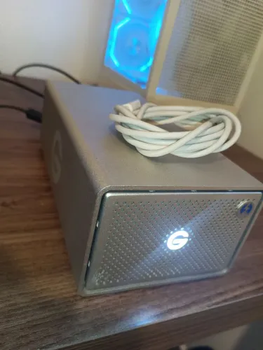 HD externo 10tb G-RAID Thunderbold Para Mac e Windows