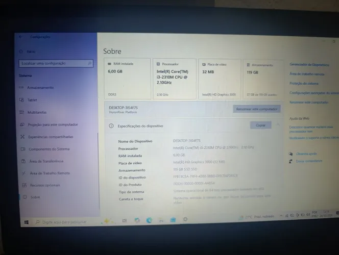 Vendo notebook
