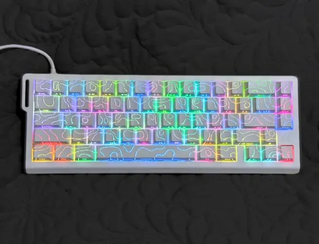 Teclado Magnético ATTACK SHARK X68HE Branco