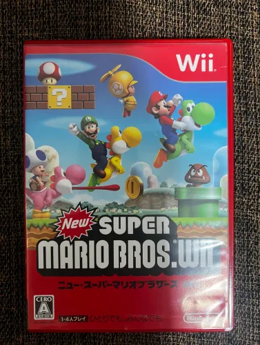 New Super Mario Bros. Wii - Nintendo Wii Original | Excelente Estado | NTSC-J