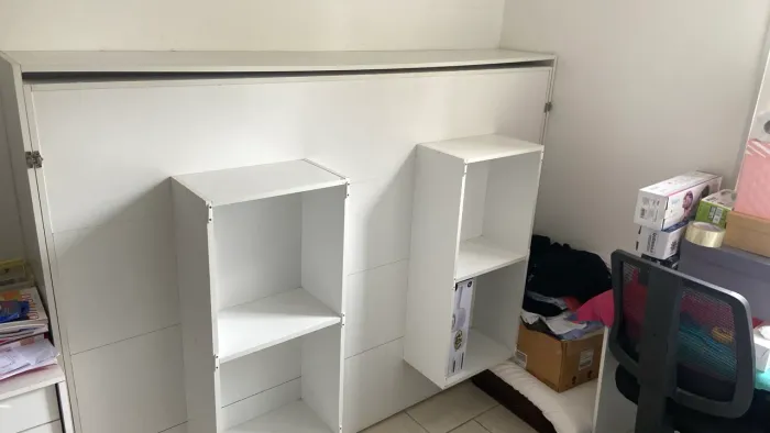 Cama de casal articulada com colchão 