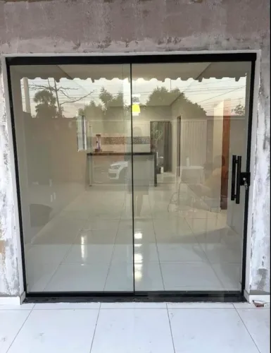 Porta blindex 2,4 ou 1 folha ( vidraçaria)