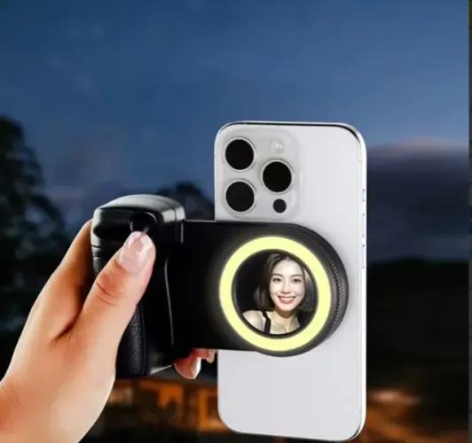 Suporte P/ Câmera Magnética Bluetooth Iphone E Android