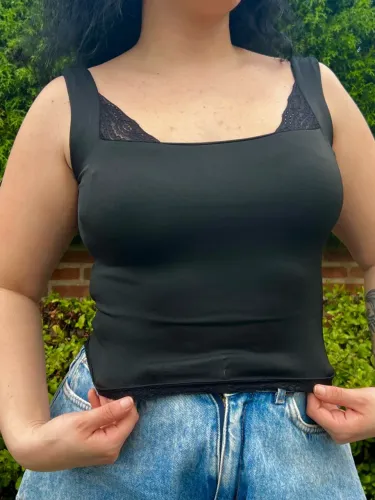 Blusinha alcinha renda