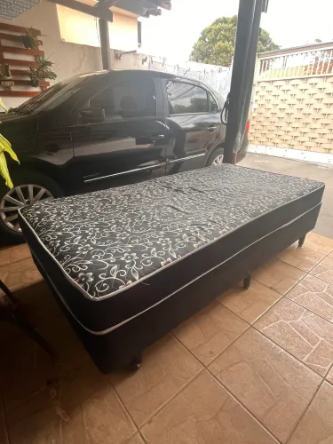 Cama box solteirão 