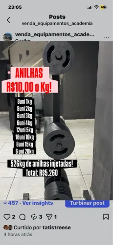 Anilhas injetadas 