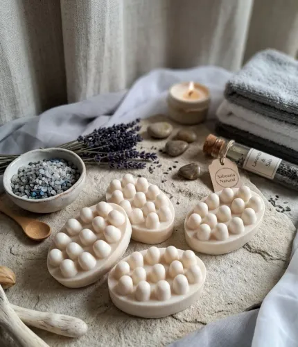 sabonete massageador e clareador de manchas