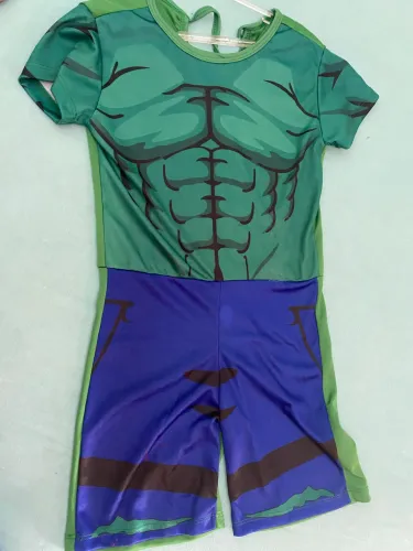 Fantasia infantil Hulk G TAM 6