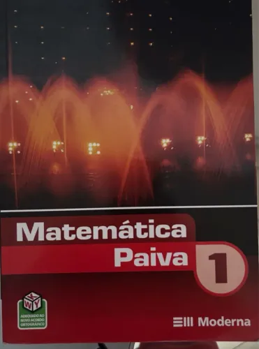 Livro matemática Paiva vol 1 novíssimo 