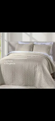 Colcha Cama Queen - 3 peças