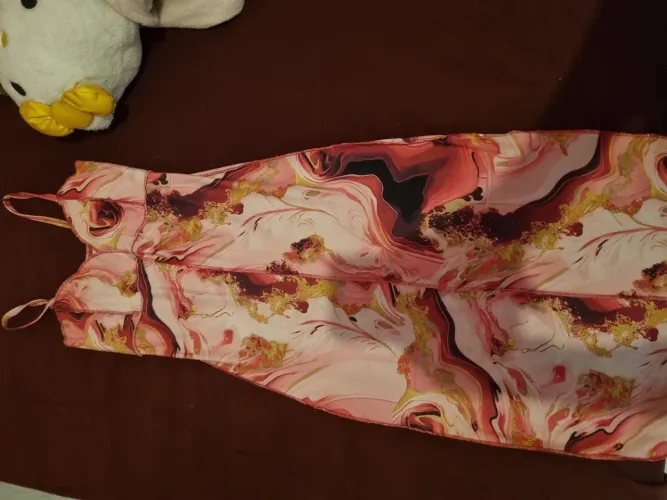 Vendo Vestido Rosa Longo