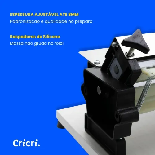 Cilindro de massa elétrico para pão, pastel, pizza 
