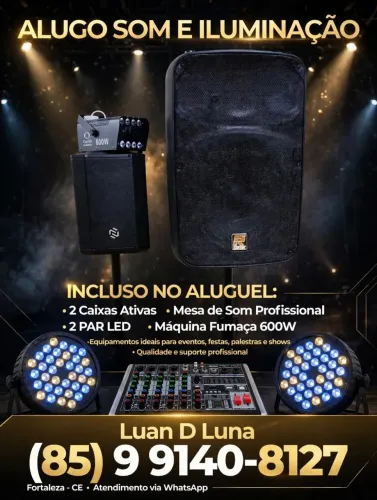 Som profissional para Aluguel