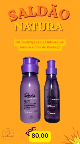 KIT BODY SPLASH + HIDRATANTE A PREÇO DE CUSTO