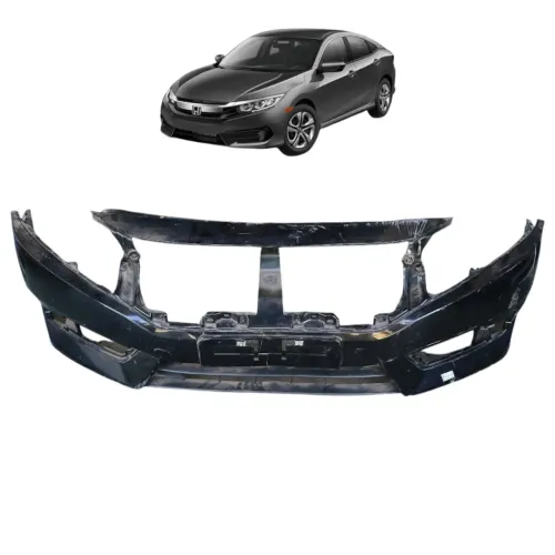 Parachoque Dianteiro Honda Civic G10 2017 2018 2019 Detalhe  Preto