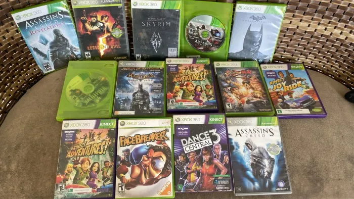 Jogos Xbox 360 50 cada ou 3 por 100 cartão com taxa da máquina