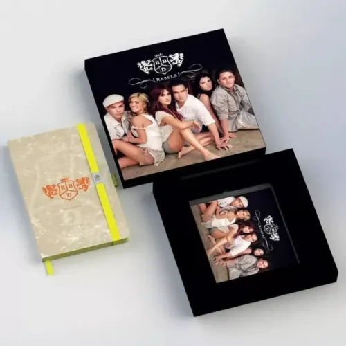 RBD CD Rebels Fan Box 2008 Rebelde Novo Lacrado 2023 Caderno de Notas Quadro Decorativo