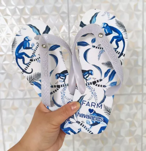 Sandália Feminina Estilo Havaianas Nova Confortável