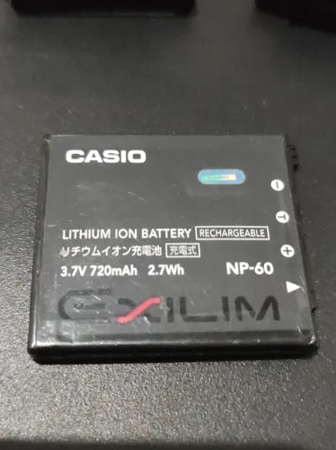 Bateria para câmera digital Casio NP-60 original 