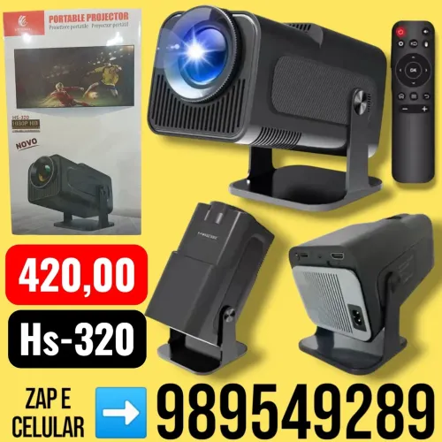 Projetor Portátil 1080p hd HY 320